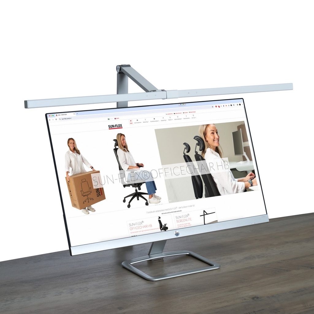 Skrivbordslampa Screenlite vit