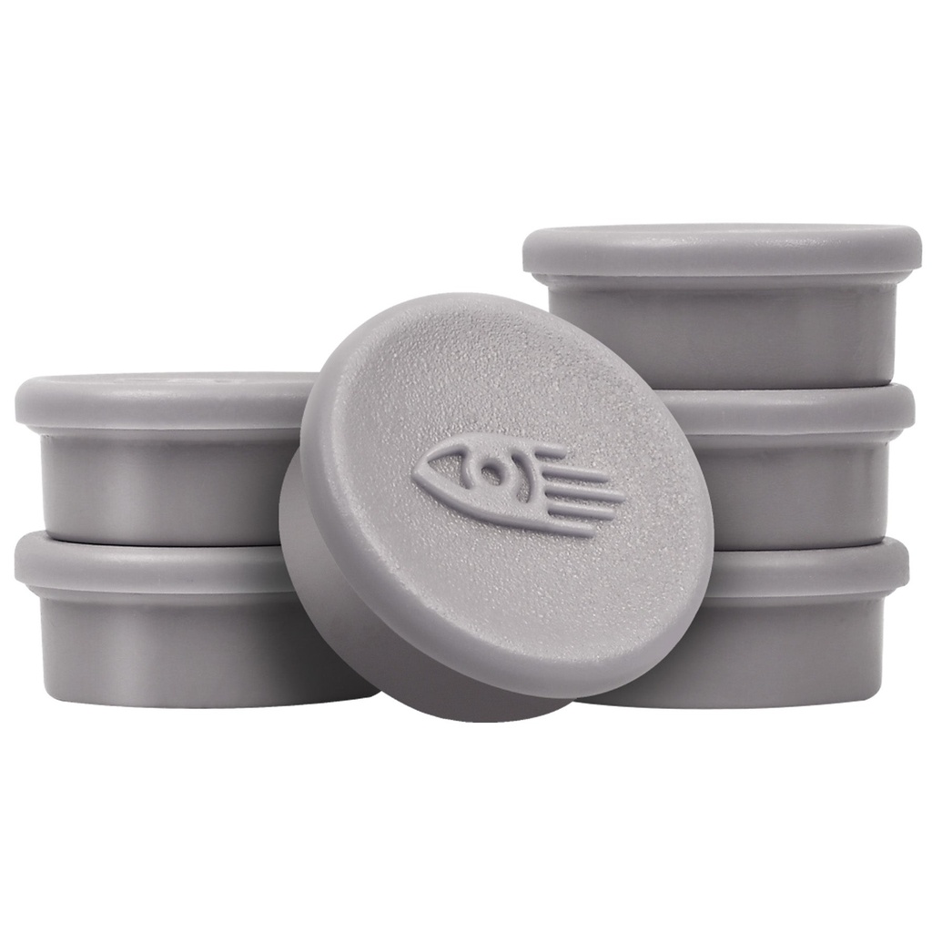 Magnet 20 mm taupe 10-pack