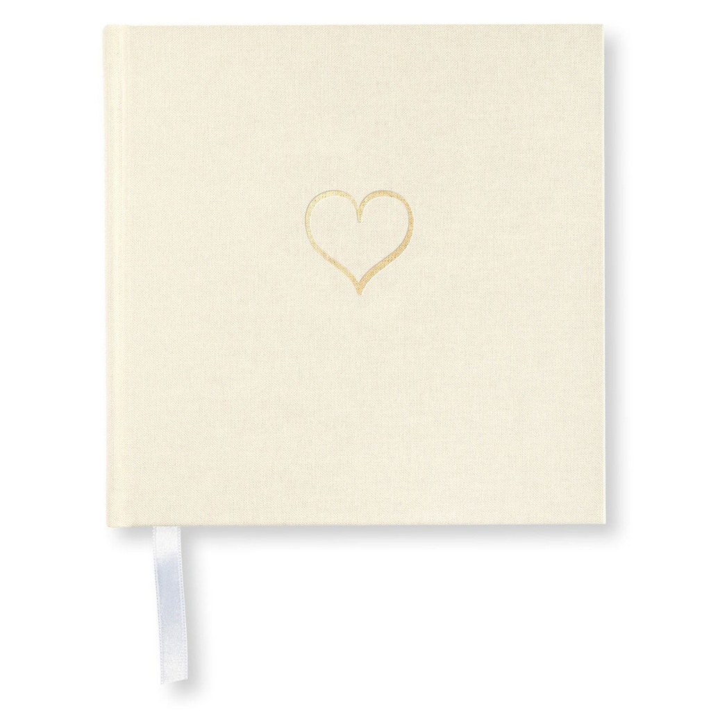 Anteckningsbok Paperstyle Event Edition Heart Off-white