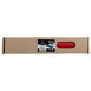 Skrivbordsunderlägg PU 40x80 cm Black/red