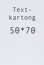 Kartong 50x70 cm vit 10 st/fp