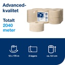 Toalettpapper Mini Jumbo T2 Natur Advanced 12 rullar/trp
