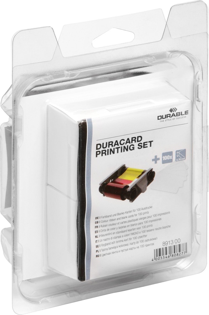 Set Duracard med färgband + 100 kort