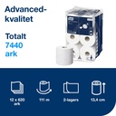 Toalettpapper SmartOne Mini Advanced Tork T9 Vit