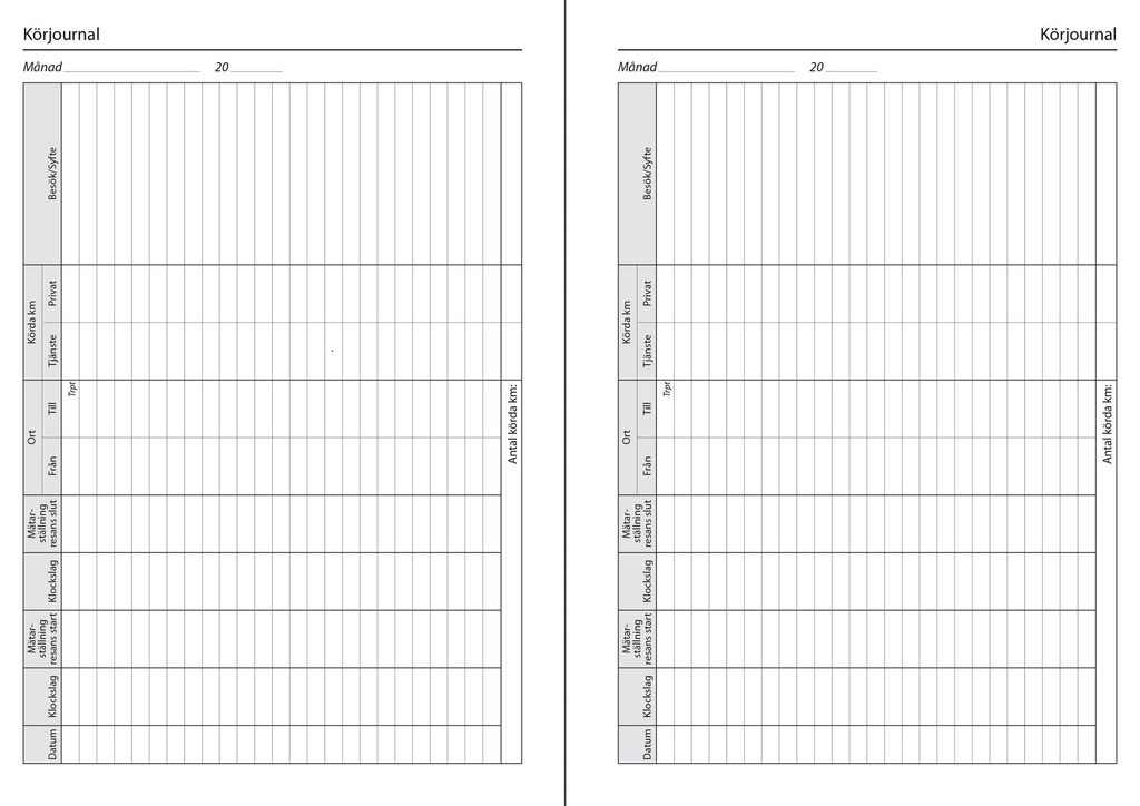 Kalender 2027 Business VIP svart konstläder Burde