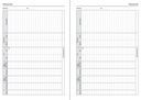 Kalender 2027 Business VIP svart konstläder Burde