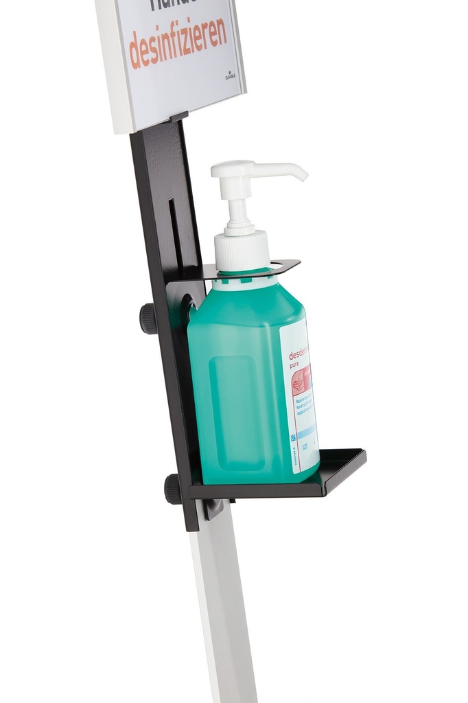 Hygienstation Golvställ handsprit skylt justerbar Durable