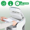Dokumentförstörare Leitz IQ OptiMax Autofeed 150 P4 Cross Cut