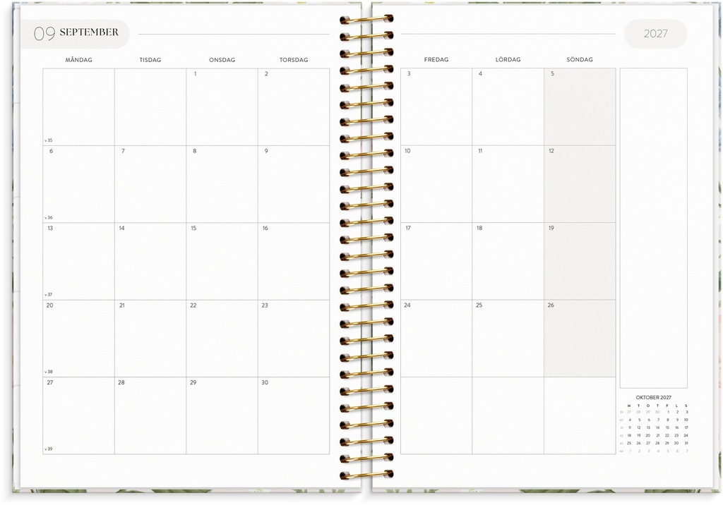 Life Organizer 2027 Blommor Burde