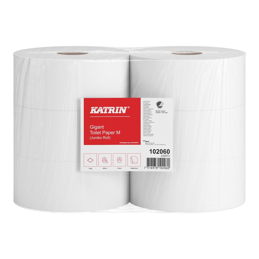 Toalettpapper Basic Gigant M Katrin 