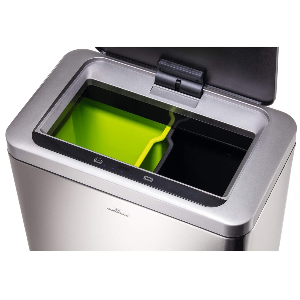 Papperskorg sensor No touch duo 2x20 liter Durable