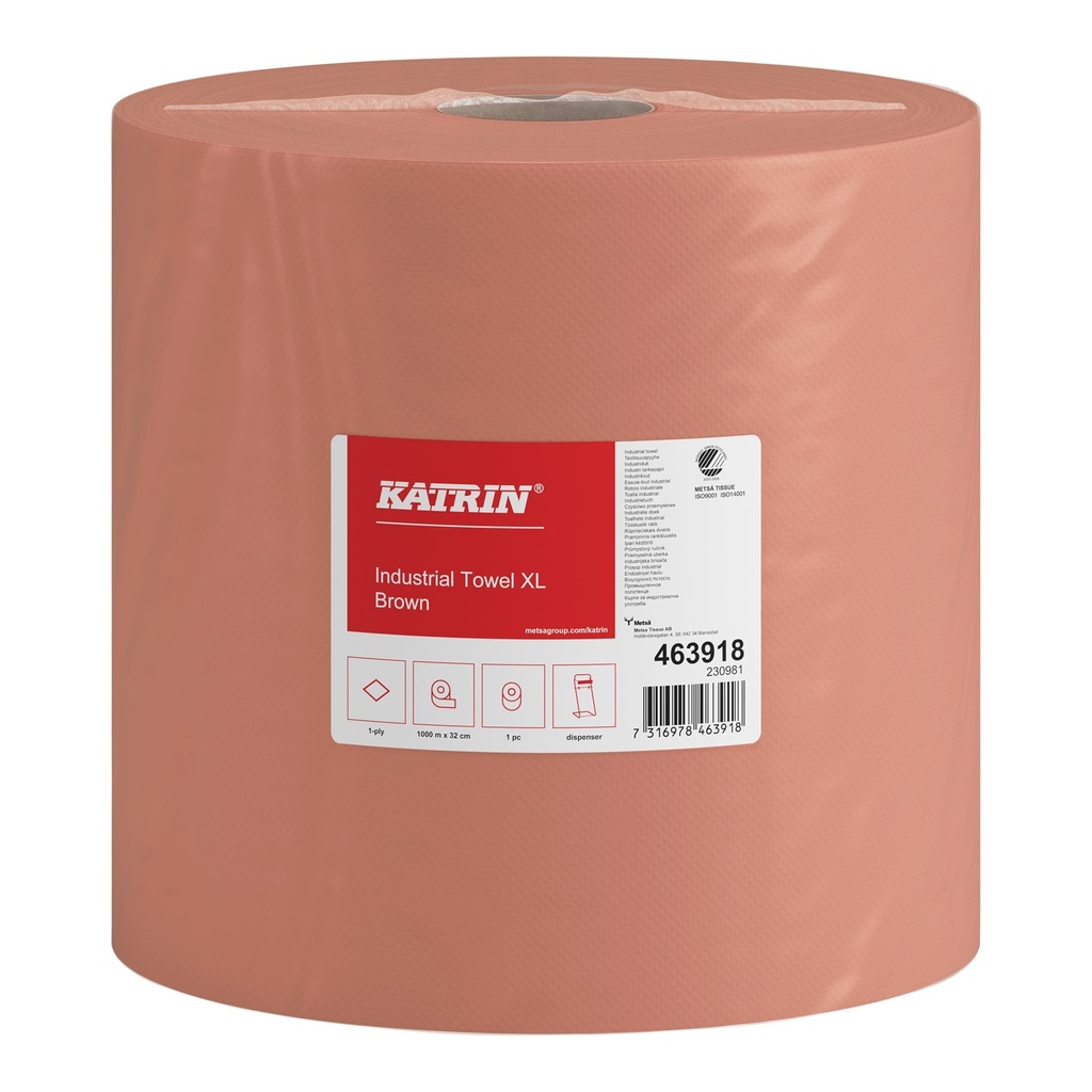 Torkpapper Katrin Basic XL Brun 1 rl/fp