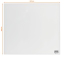 Glastavla 300 x 300 mm vit