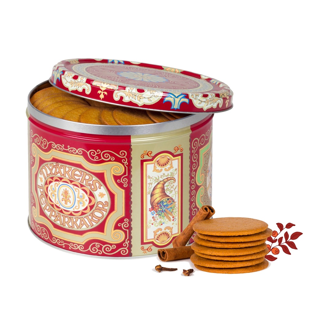 Pepparkakor palmoljefria i plåtburk 900 g