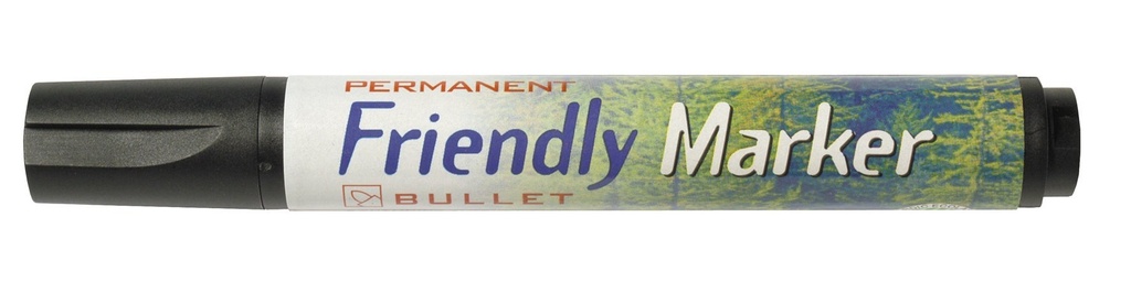 Märkpenna Friendly Marker konisk svart