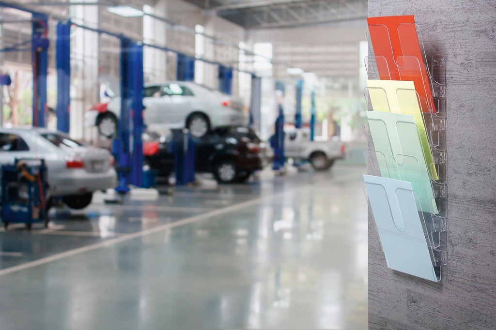Blankettfack Flexiplus 6 A4 stående transparent