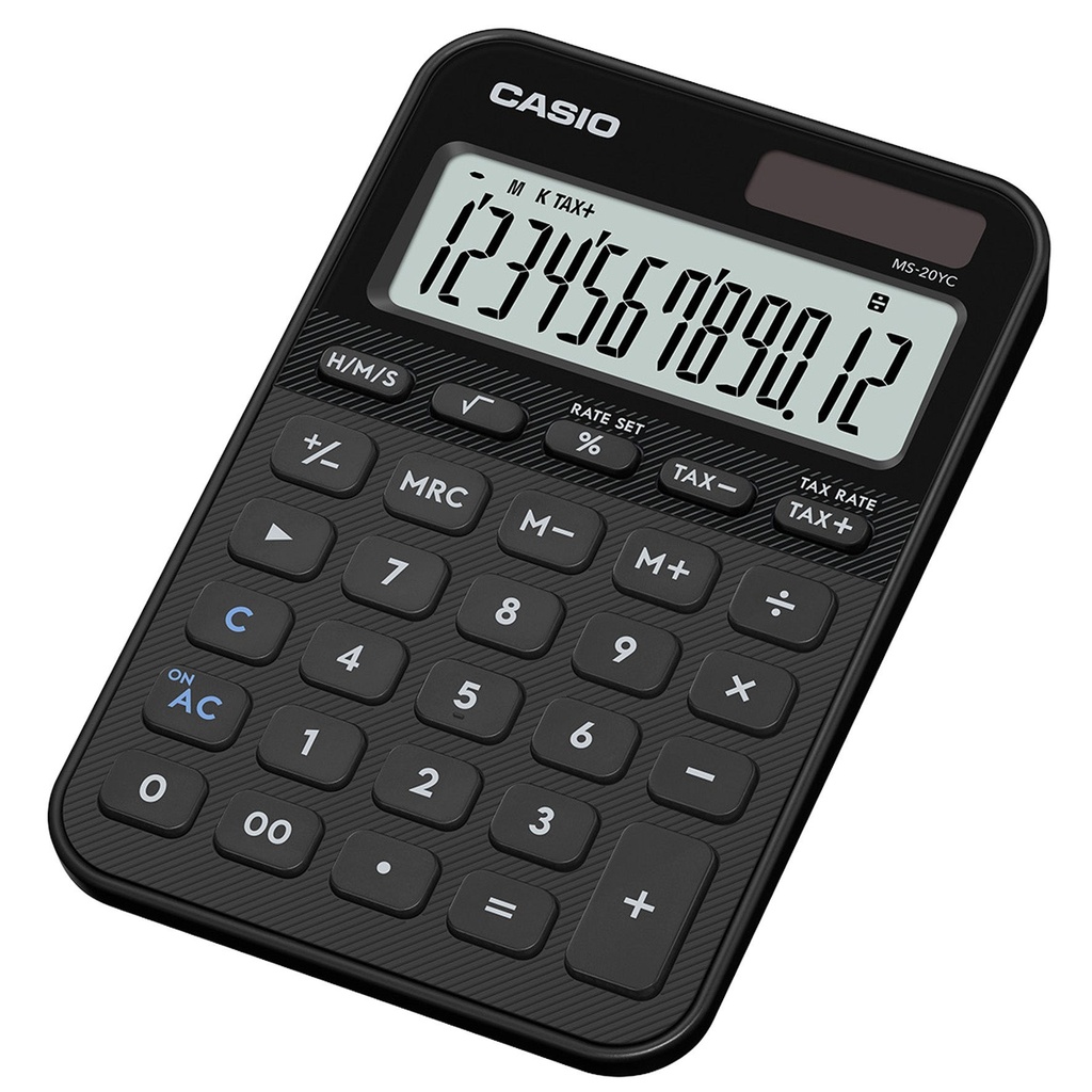 Bordsräknare Casio MS-20YC svart