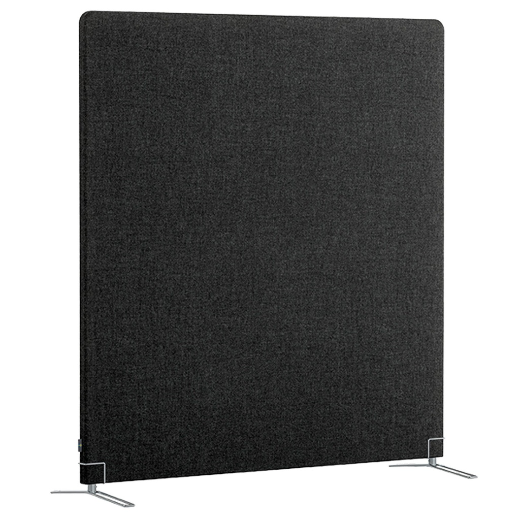 Golvskärm Selma 1400 x 1500 mm Svart