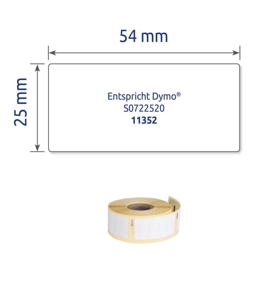 Etikett Avery 24 x 54 mm 500 st/fp