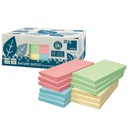 Notisblock Recycled 75x125 mm pastell 12-pack