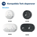 Toalettpapper SmartOne Mini Advanced Tork T9 Vit