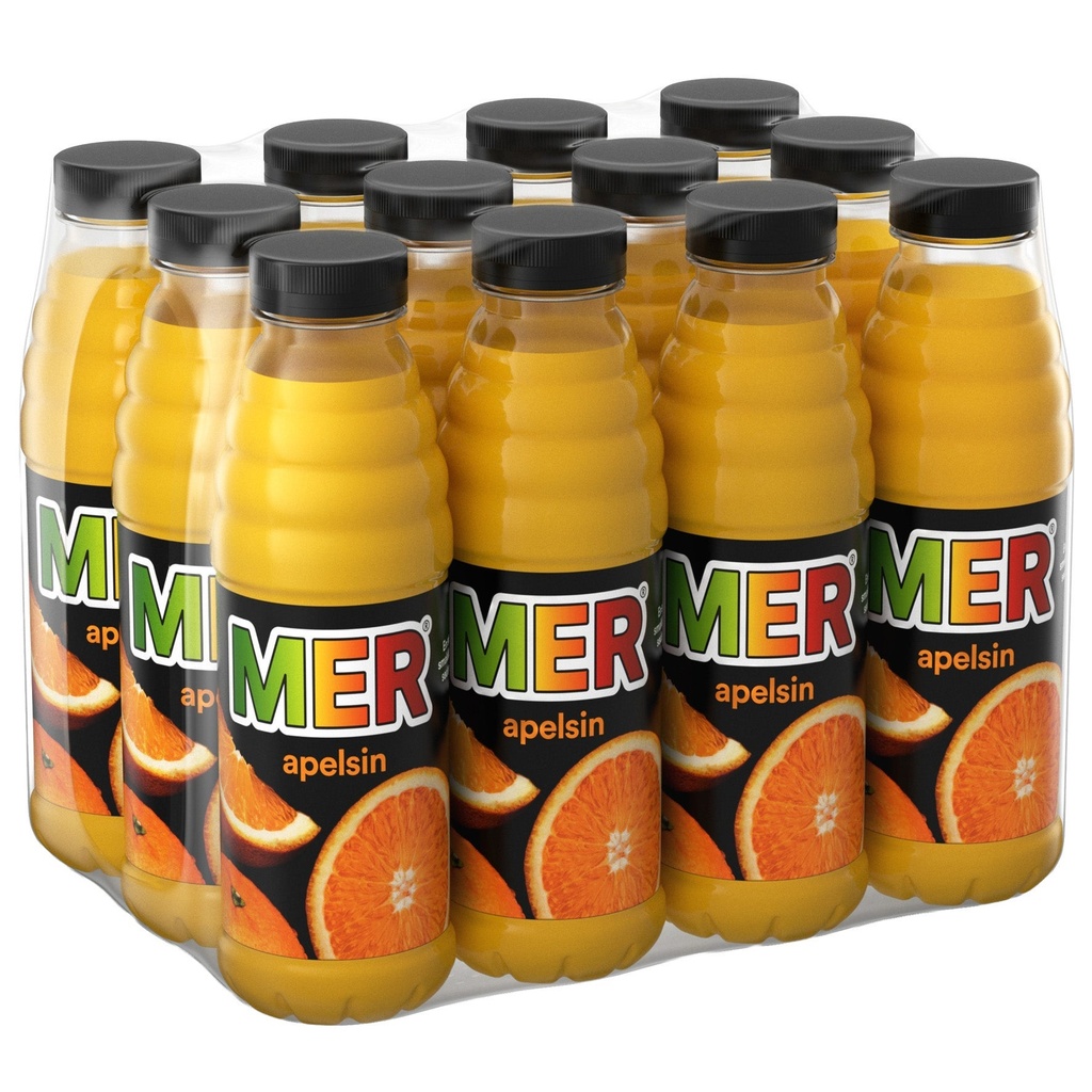 Fruktdryck MER Apelsin 12x50 cl inkl pant