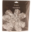 Toppstjärna 22 cm Glitter