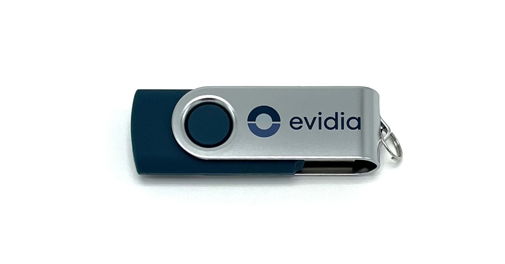 USB minne Evidia logo + infärgning 4GB 10st/fp
