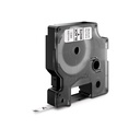 Märkband Dymo D1 6 mm svart/vit