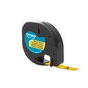 Märkband LetraTag plast    gul