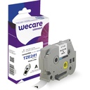 Märkband Wecare TZe svart/vit 18 mm 8 Meter