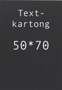Kartong 50x70 cm svart 10 st/fp