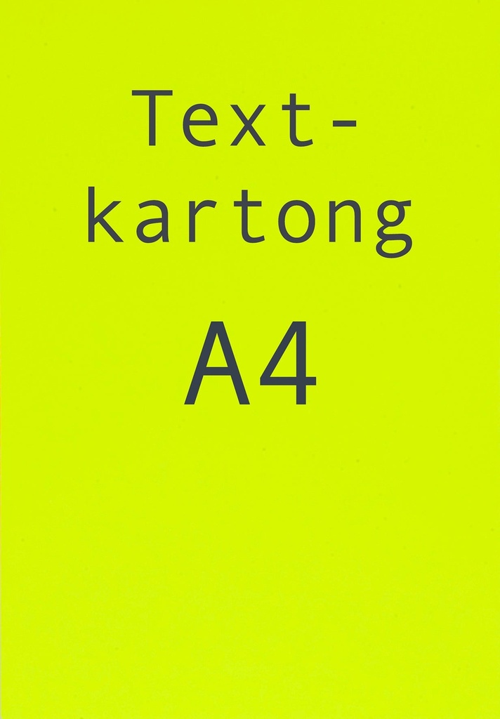 Kartong A4 fluor gul 25 st/fp