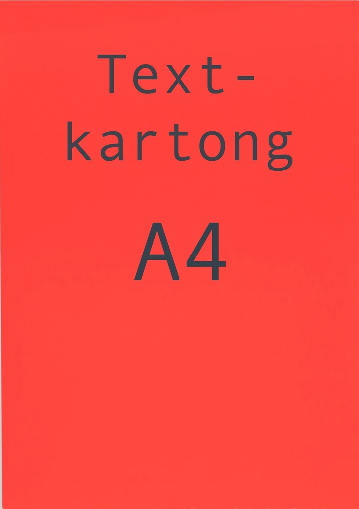 Kartong A4 flour röd 25 st/fp