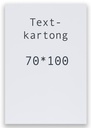 Kartong 70 x 100 cm vit 5 st/fp