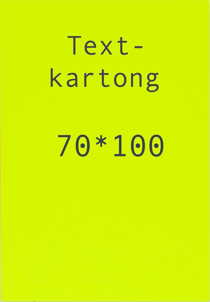 Kartong 70x100 flour gul 5/fp
