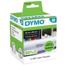 Etikett Dymo 89x36    2x260/fp