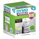 Etikett Dymo Durable 104x159 mm