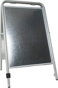 Gatuställ Sign 70 x 100 cm silver