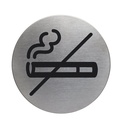 Symbolskylt Rökning ej tillåten Ø83mm