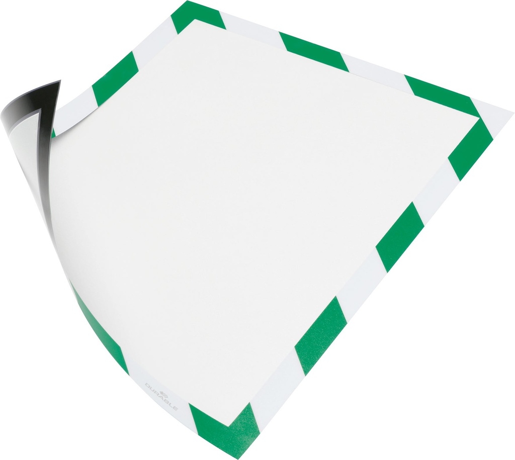 Inforam Duraframe Security Magnetisk A4 grön/vit 5 st/fp