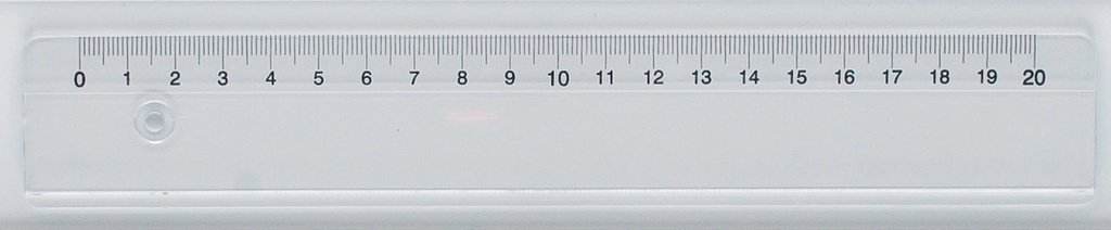 Linjal Office Depot plast 20cm