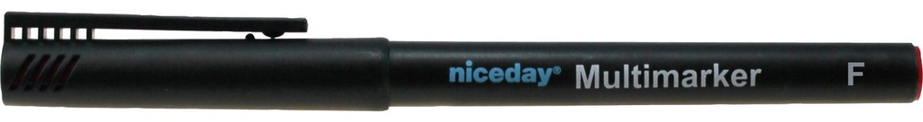 Märkpenna Niceday fin permanent röd