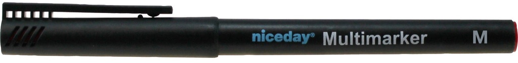 Märkpenna Niceday medium permanent röd