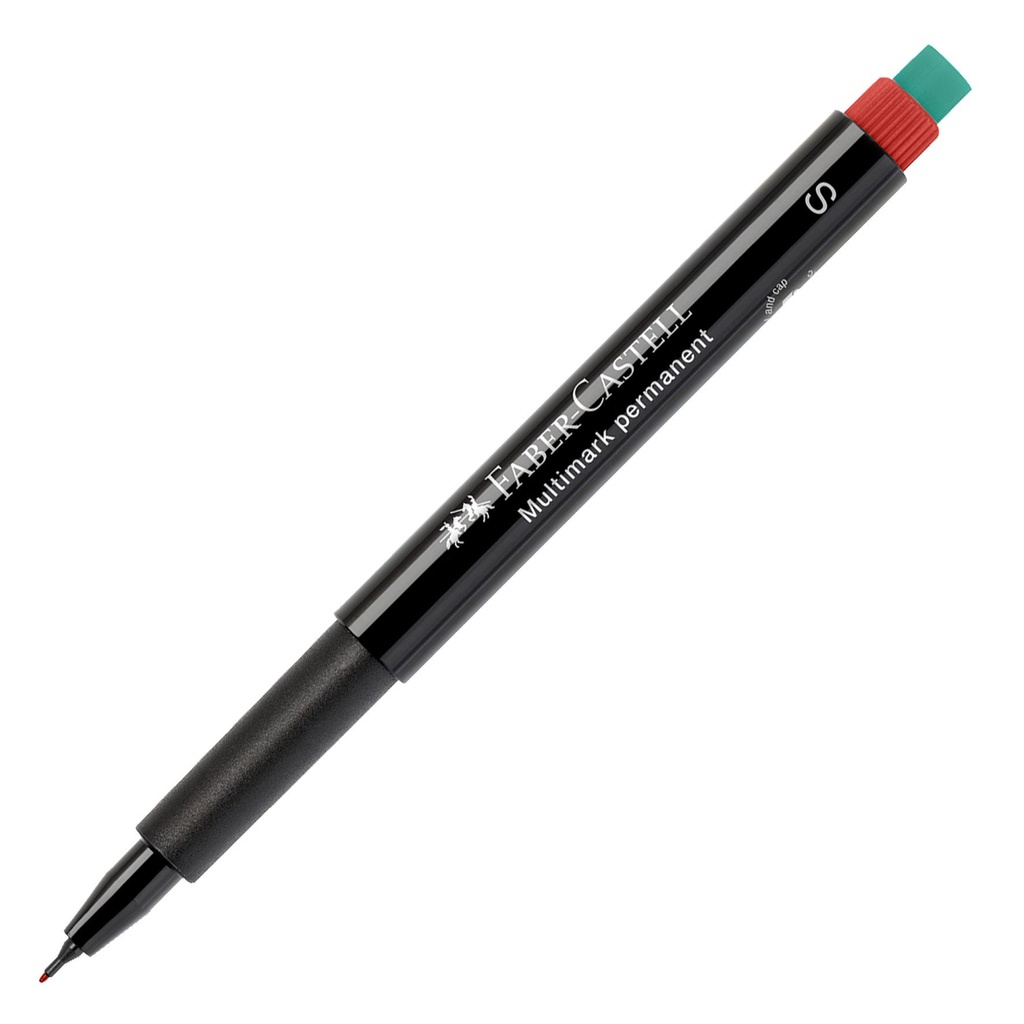 Märkpenna Faber Castell Superfine permanent röd