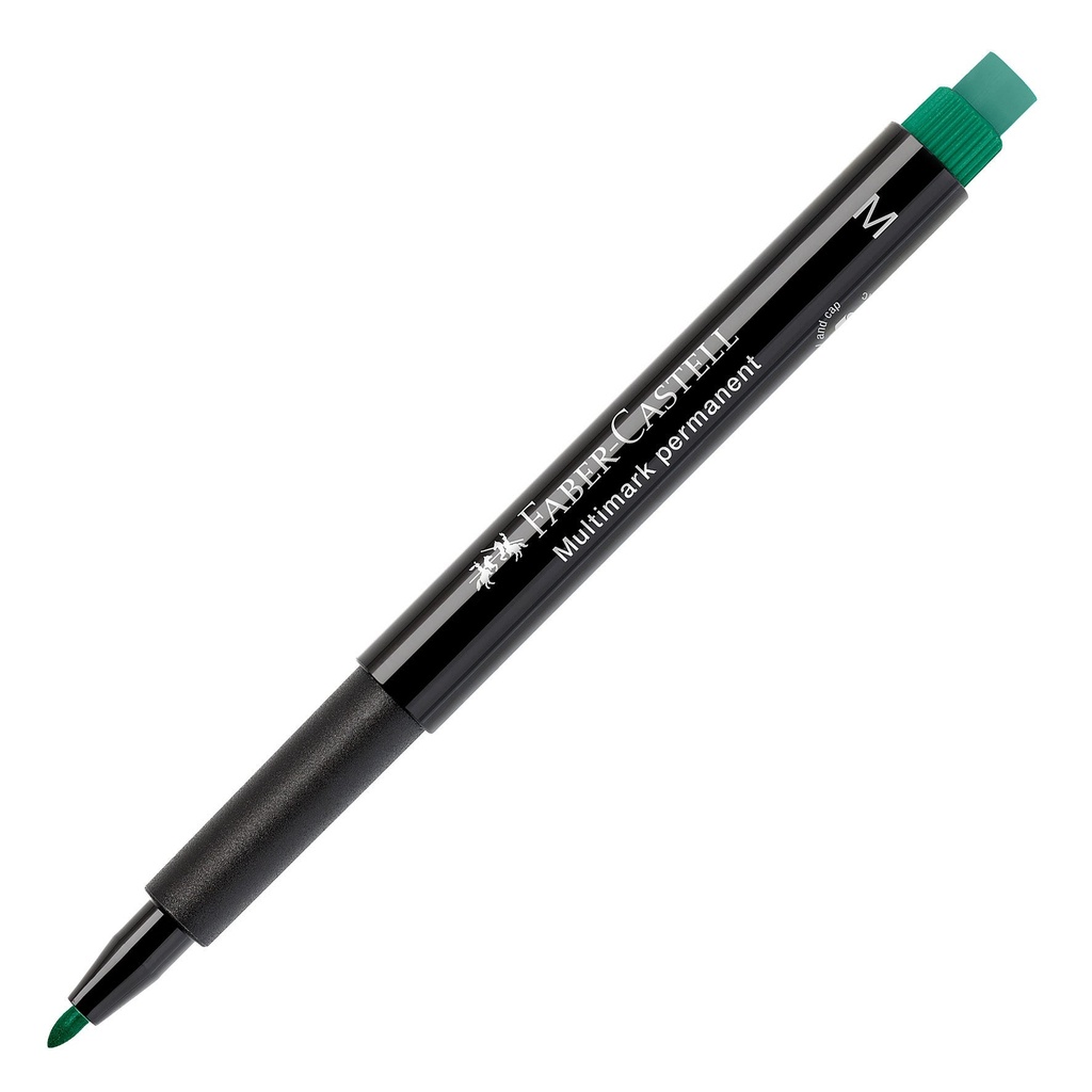 Märkpenna Faber Castell Medium permanent grön