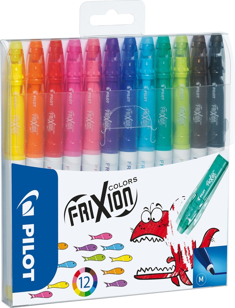Färgpenna Pilot Frixion 12 st/fp