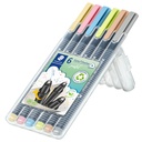 Fiberpenna Staedtler Pastel 6f