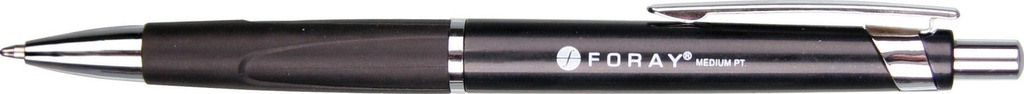 Kulspetspenna Foray Softgrip svart
