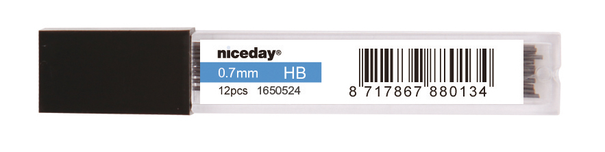 Stift Niceday 0,7mm HB 12/tub